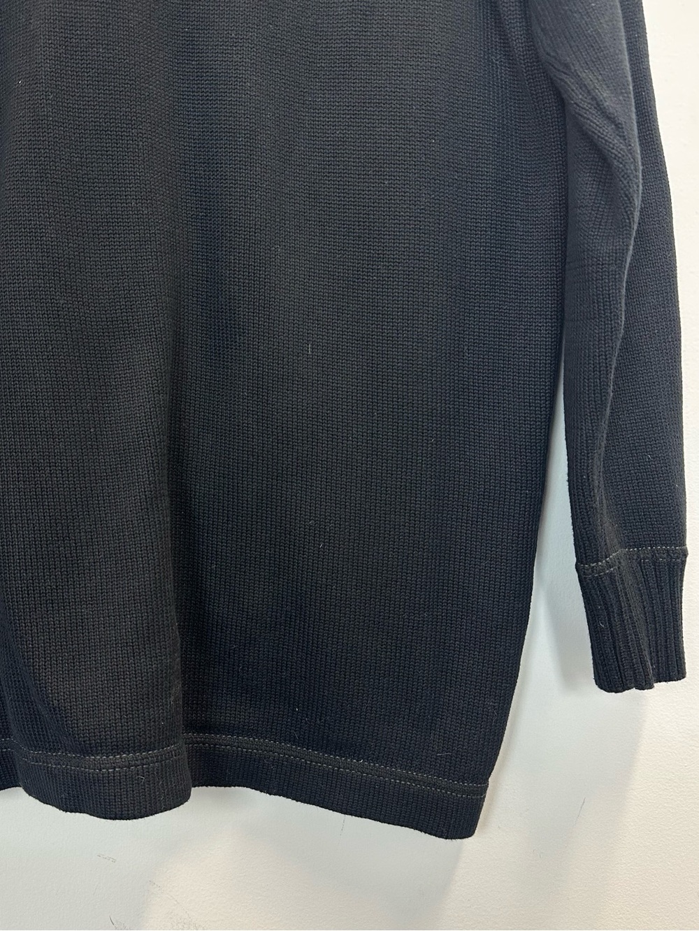 Polo Ralph Lauren Black Varsity-Style Cardigan with White Appliqué - Picture 11 of 14